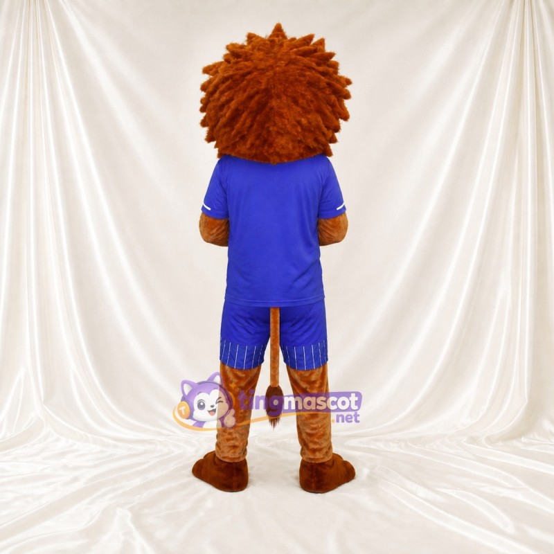 Brown Lion Athlete Mascot Costume Full Body for Adults Sports Events