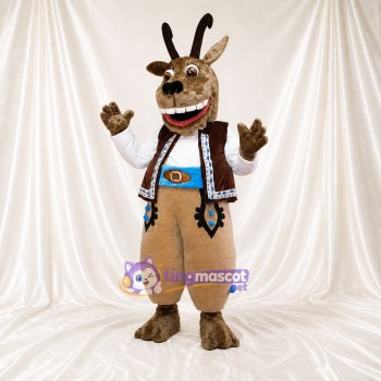 Deer Character Mascot Costume Full Body for Adults School Events