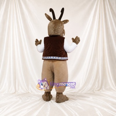 Deer Character Mascot Costume Full Body for Adults School Events