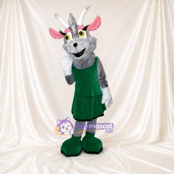 Sheep Woman Mascot Costume Full Body for Adults School Events