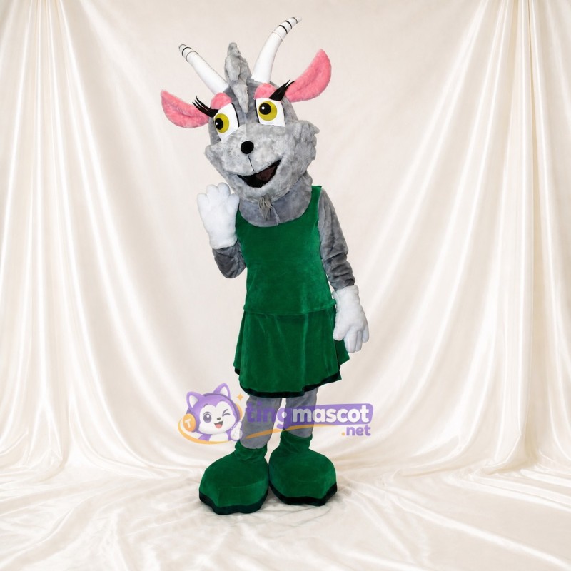 Sheep Woman Mascot Costume Full Body for Adults School Events