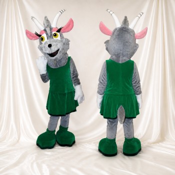 Sheep Woman Mascot Costume Full Body for Adults School Events
