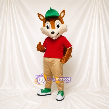 Squirrel Mascot Costume Full Body for Adults Sports Events