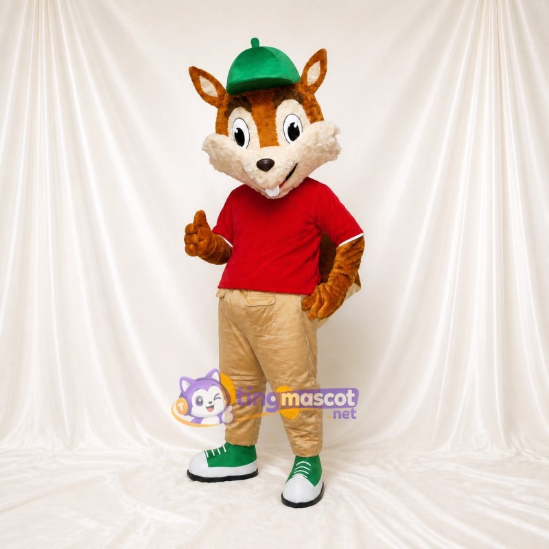 Squirrel Mascot Costume Full Body for Adults Sports Events