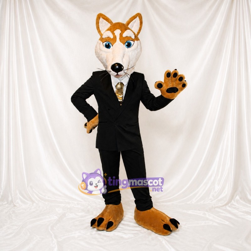Business Fox Mascot Costume Full Body for Adults Promotions