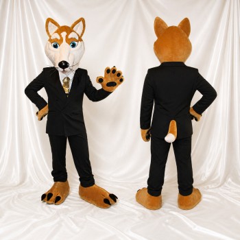 Business Fox Mascot Costume Full Body for Adults Promotions