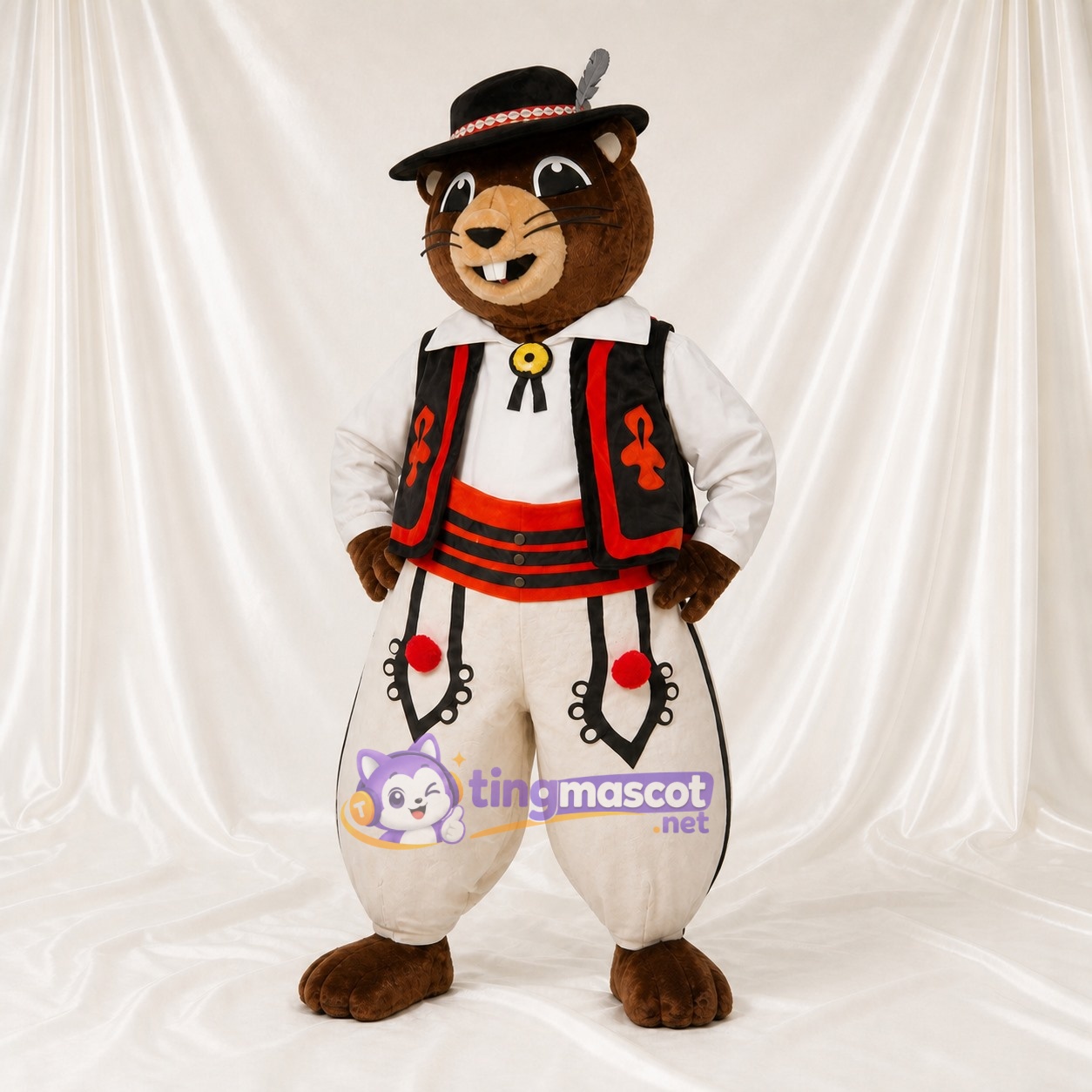 Costume de mascotte marmotte traditionnelle intégral pour adultes – promotions Costume de mascotte marmotte traditionnelle intégral pour adultes – promotions