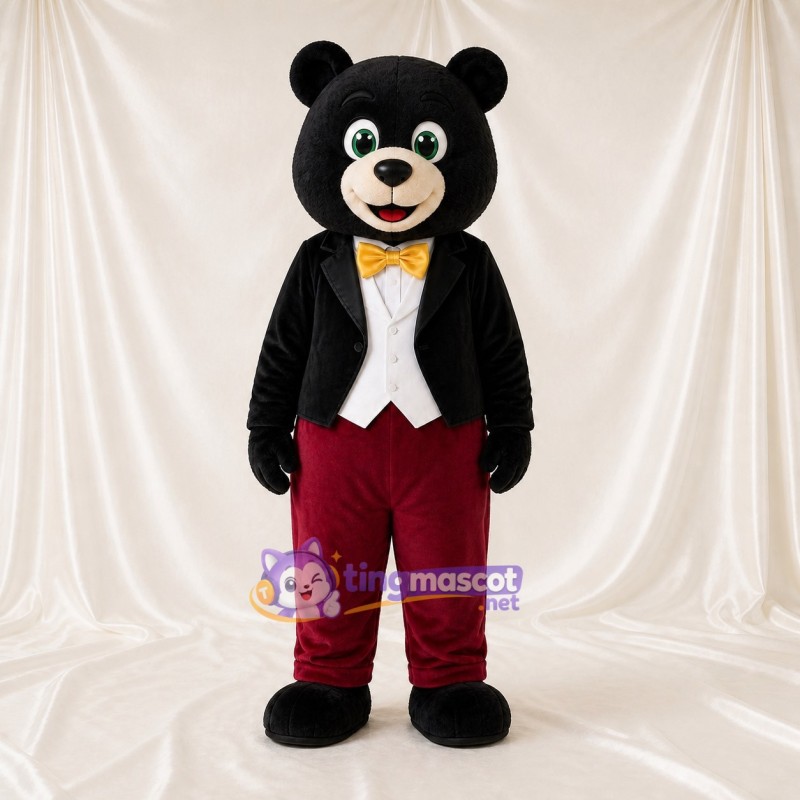 Formal Bear Mascot Costume Full Body for Adults Promotions