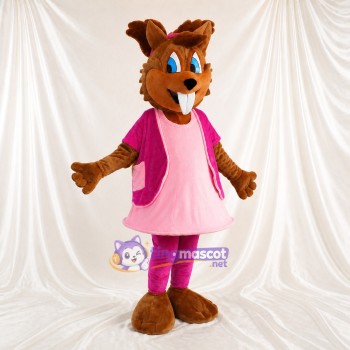 Squirrel Girl Mascot Costume Full Body for Adults School Events