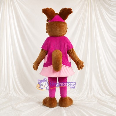 Squirrel Girl Mascot Costume Full Body for Adults School Events