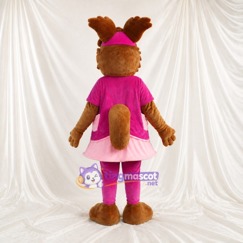Squirrel Girl Mascot Costume Full Body for Adults School Events