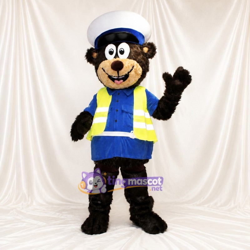 Ours Marin Costume de mascotte intégral pour adultes Promotions