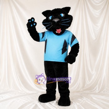 Athlète Panthère en Uniforme d'Équipe Costume de mascotte intégral pour adultes Événements sportifs