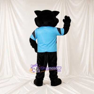 Athlète Panthère en Uniforme d'Équipe Costume de mascotte intégral pour adultes Événements sportifs