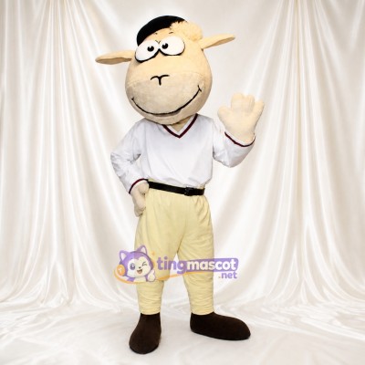 Cartoon Man Mascot Costume Full Body for Adults School Events