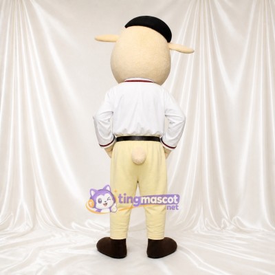 Cartoon Man Mascot Costume Full Body for Adults School Events