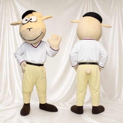 Cartoon Man Mascot Costume Full Body for Adults School Events