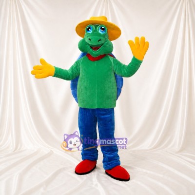 Ouvrier Tortue Costume de mascotte intégral pour adultes Promotions