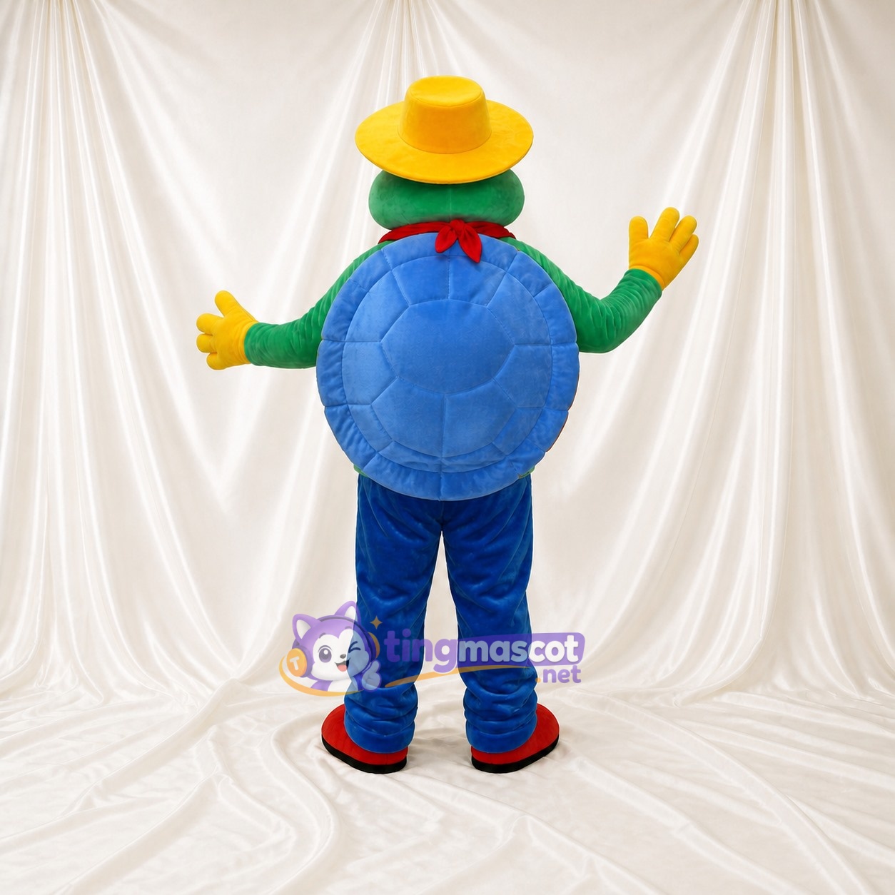Ouvrier Tortue Costume de mascotte intégral pour adultes Promotions Ouvrier Tortue Costume de mascotte intégral pour adultes Promotions