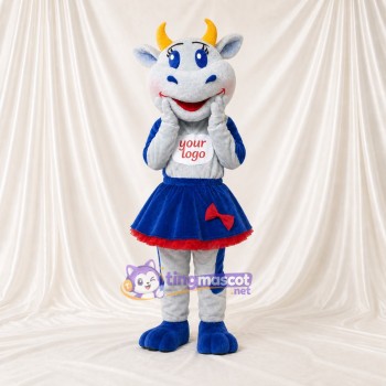 Goat Cheerleader Mascot Costume Full Body for Adults Sports Events