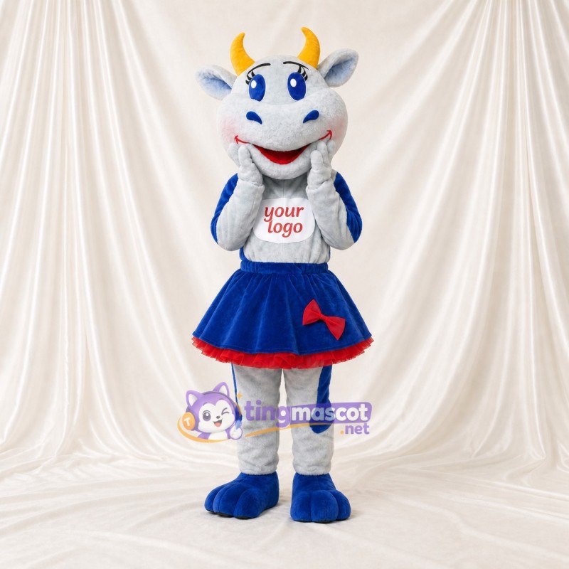 Goat Cheerleader Mascot Costume Full Body for Adults Sports Events