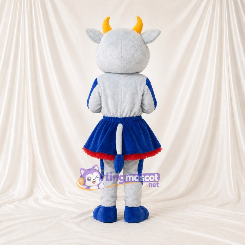 Goat Cheerleader Mascot Costume Full Body for Adults Sports Events