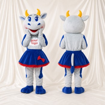 Goat Cheerleader Mascot Costume Full Body for Adults Sports Events