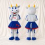 Goat Cheerleader Mascot Costume Full Body for Adults Sports Events
