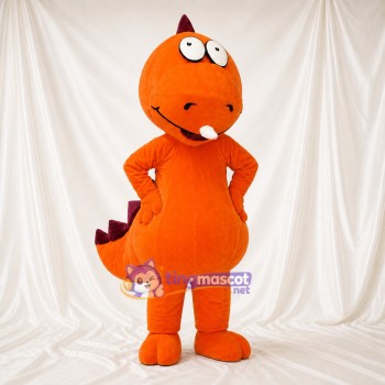 Construction Dinosaur Mascot Costume Full Body for Adults School Events