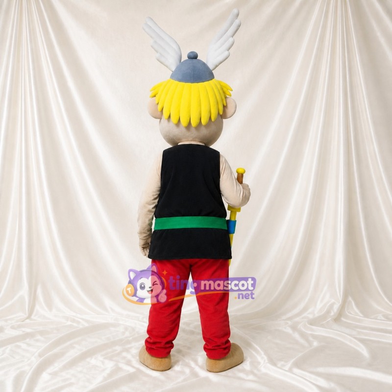 Viking Boy Mascot Costume Full Body for Adults School Events