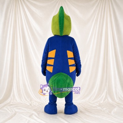 Green Construction Dinosaur Mascot Costume Full Body for Adults School Events