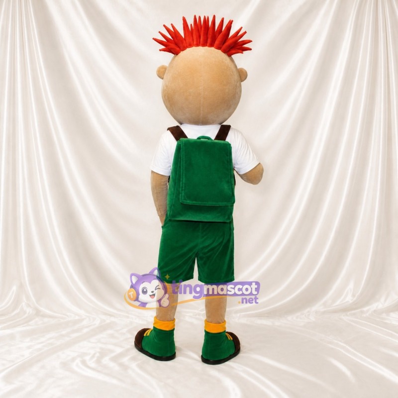 Athlete Boy Mascot Costume Full Body for Adults Sports Events