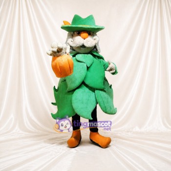 Leafy Forest Man Mascot Costume Full Body for Adults Outdoor Events