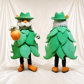 Leafy Forest Man Mascot Costume Full Body for Adults Outdoor Events