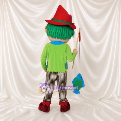 Fille pêcheuse Costume de mascotte intégral pour adultes Promotions