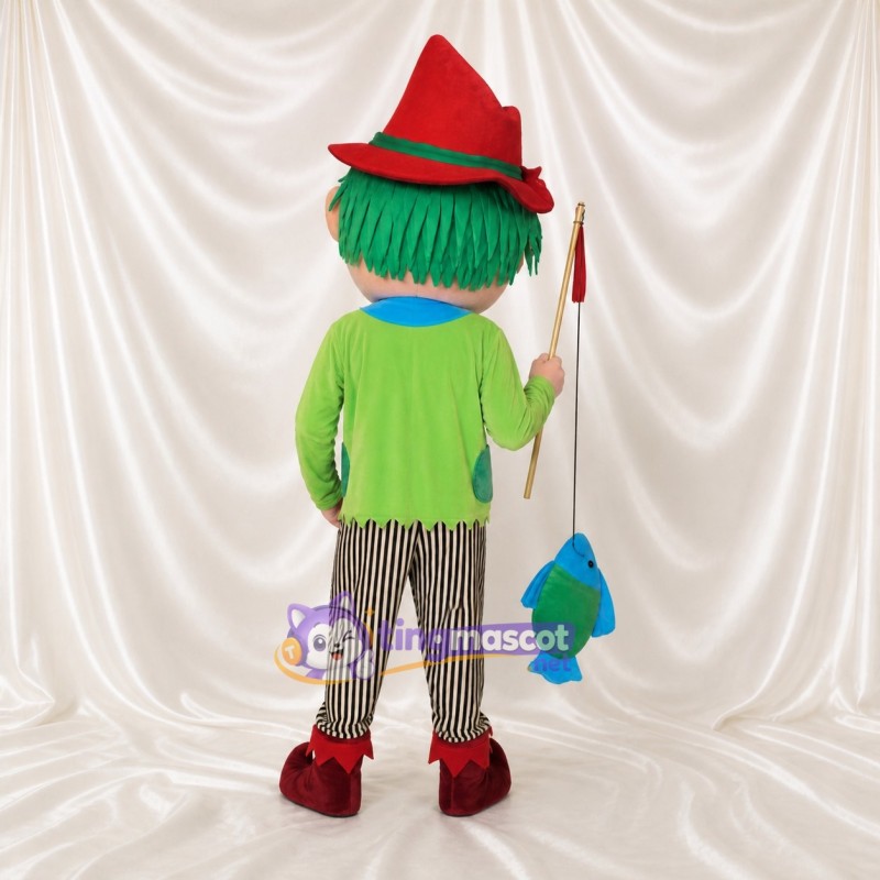 Fille pêcheuse Costume de mascotte intégral pour adultes Promotions