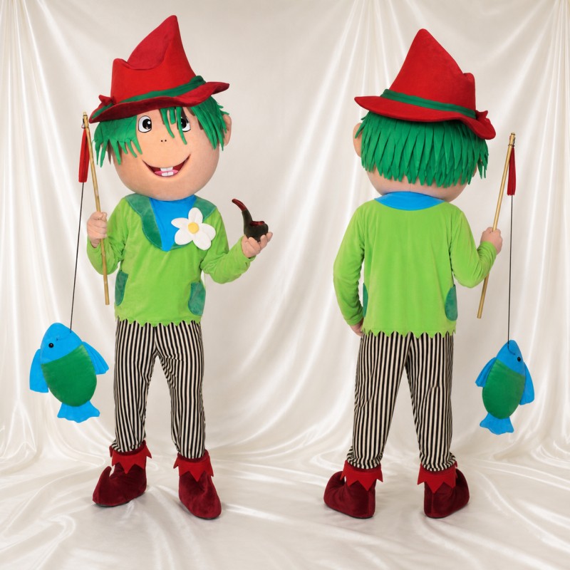 Fille pêcheuse Costume de mascotte intégral pour adultes Promotions