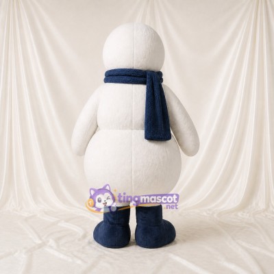 Bonhomme de Neige Fantasque Sculpté Costume de mascotte intégral pour adultes Événements scolaires