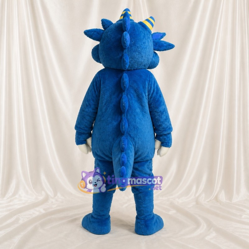 Construction Dragon Mascot Costume Full Body for Adults School Events