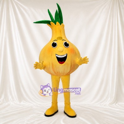 Onion Mascot Costume Full Body for Adults Food Events