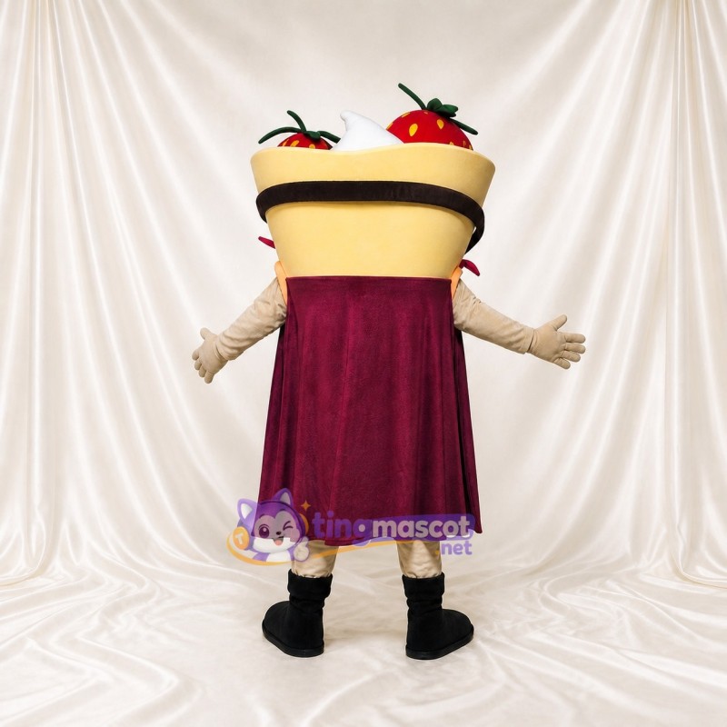 Tan Pizza Slice Mascot Costume Full Body for Adults Food Events