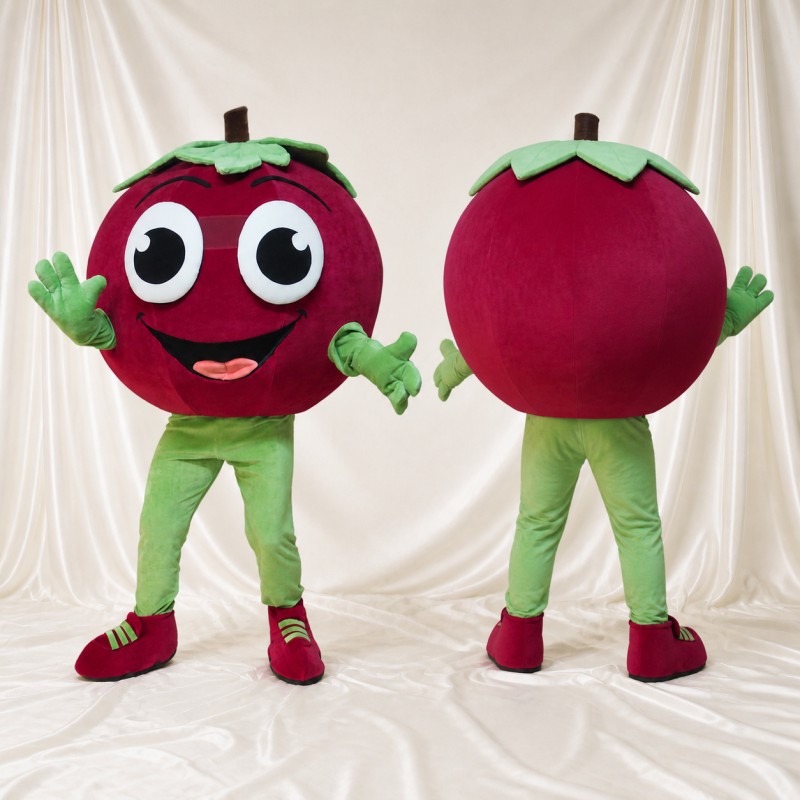Plum Mascot Costume Full Body for Adults Food Events