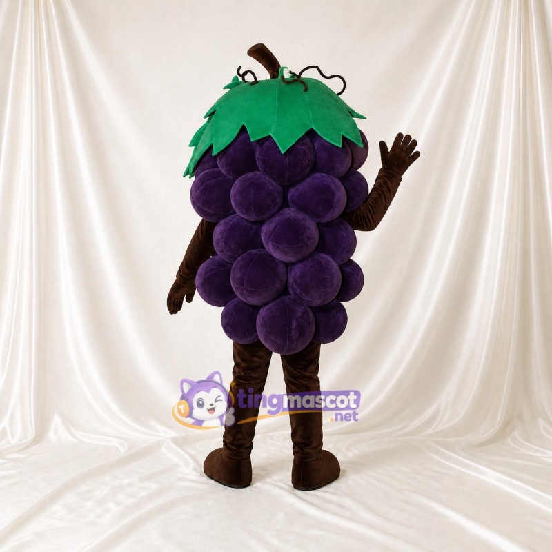 Grape Bunch Mascot Costume Full Body for Adults Food Events