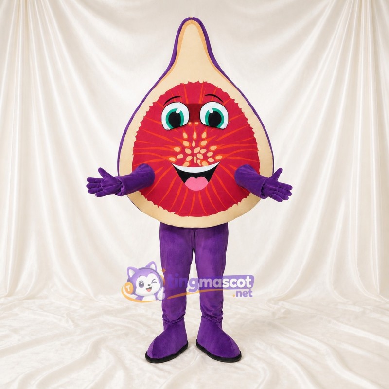 Fig Character Mascot Costume Full Body for Adults Food Events