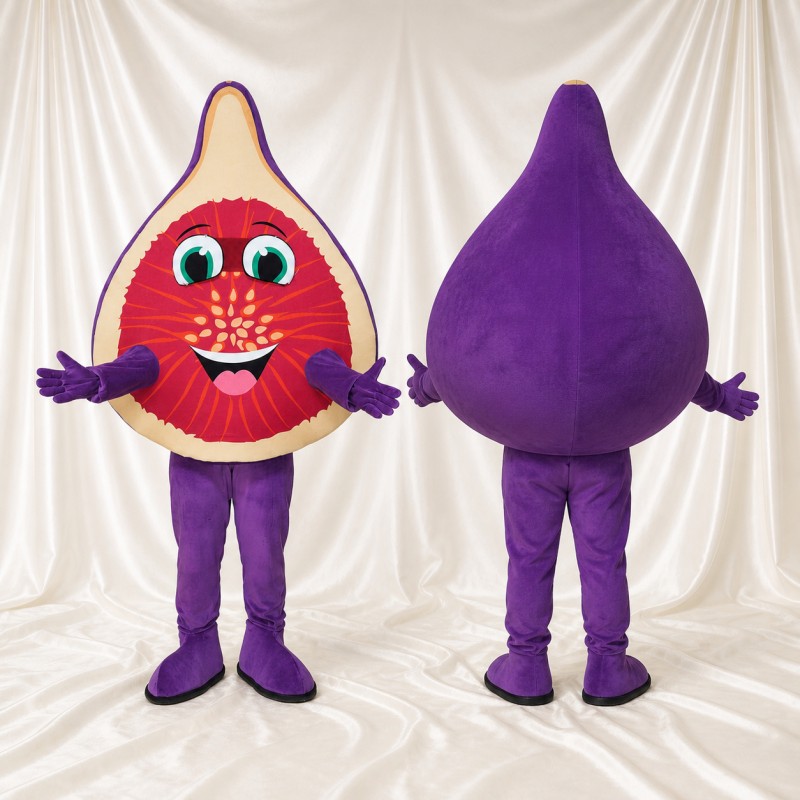 Fig Character Mascot Costume Full Body for Adults Food Events