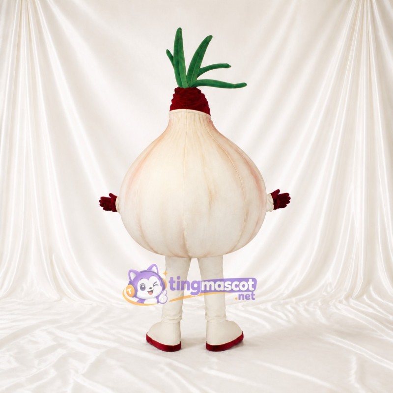 Ail Blanc Costume de mascotte intégral pour adultes Événements gastronomiques