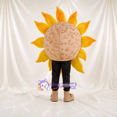 Tournesol Costume de mascotte intégral pour adultes Événements gastronomiques