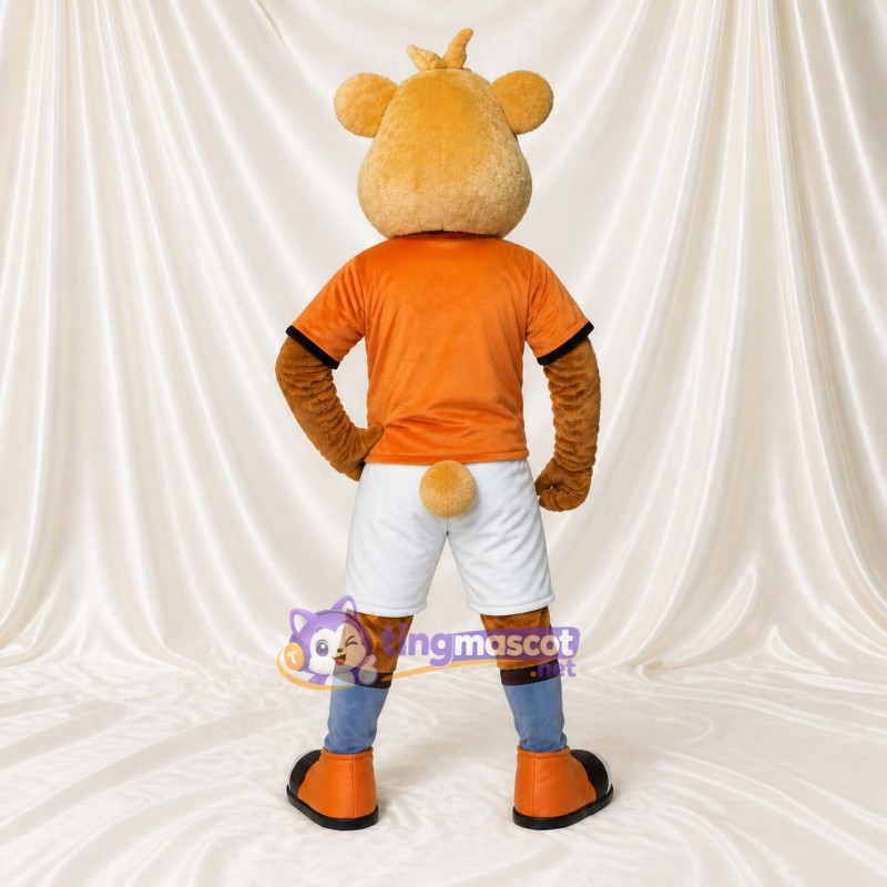 Team Uniform Cougar Athlete Mascot Costume Full Body for Adults Sports Events