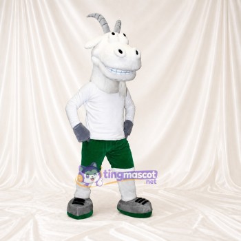Goat Athlete Mascot Costume Full Body for Adults Sports Events