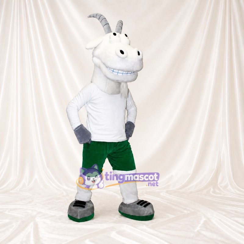 Goat Athlete Mascot Costume Full Body for Adults Sports Events